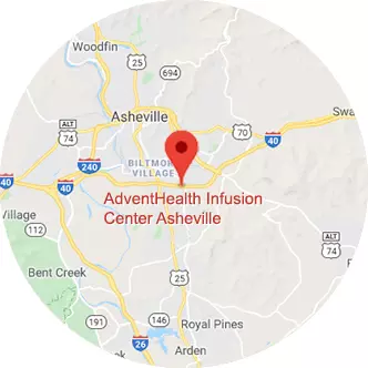 AdventHealth Infusion Center Asheville location 