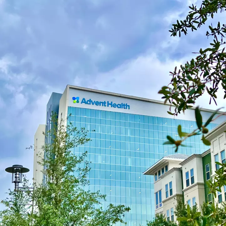 Exterior of AdventHealth Innovation Tower.