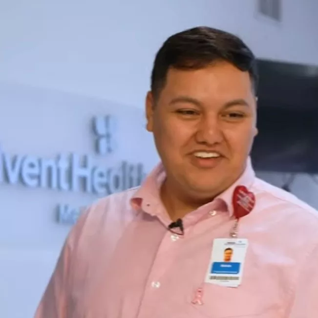 AdventHealth Team Member Kelvin Brito Hernandez.