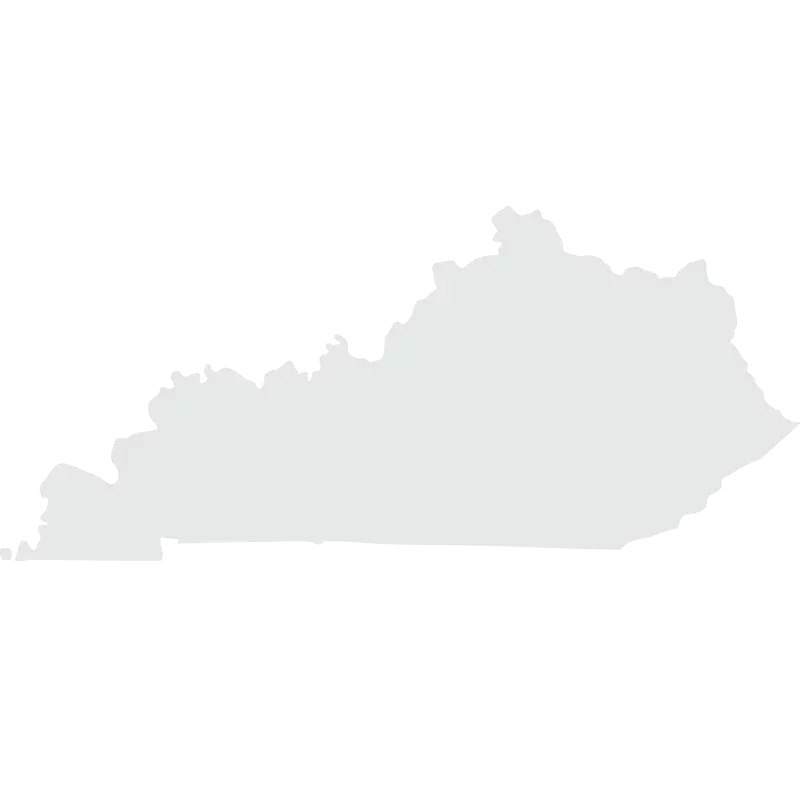 A Silhouette of the State of Kentucky