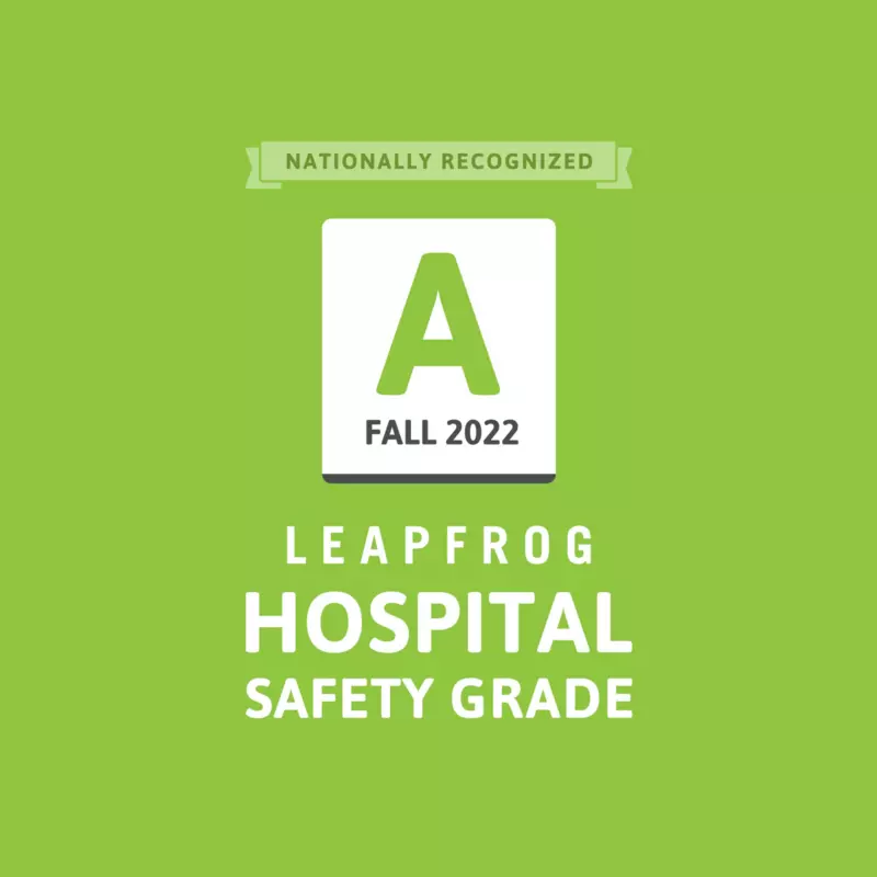 leapfrog award hospital safety grade a 2022