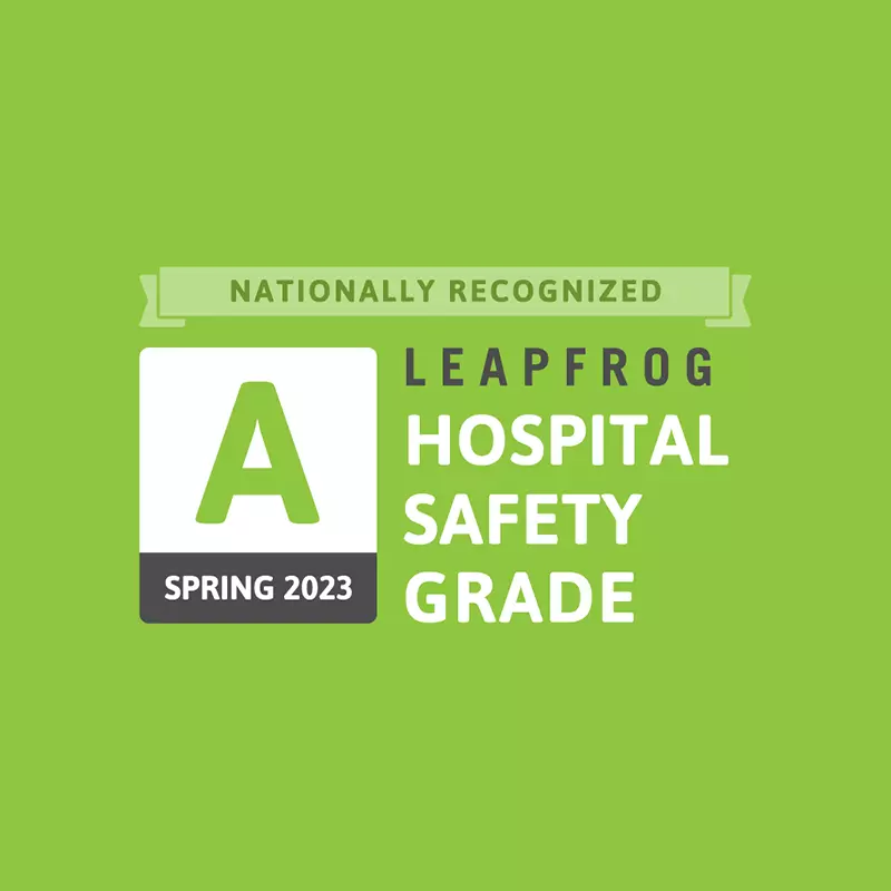 Leapfrog Spring 2023 Hospital Safety Grade A