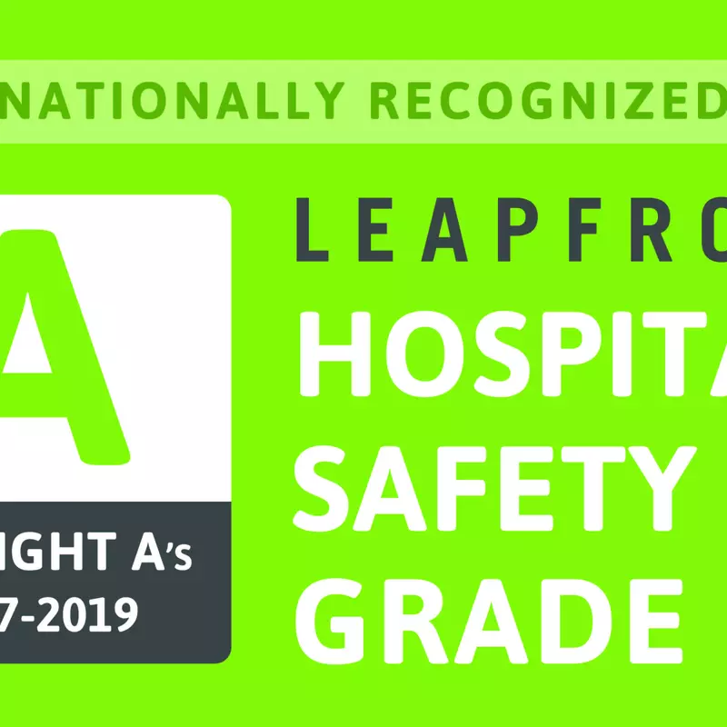 AdventHealth Hendersonville Nationally Recognized With An ‘A’ For the Fall 2019 Leapfrog Hospital Safety Grade