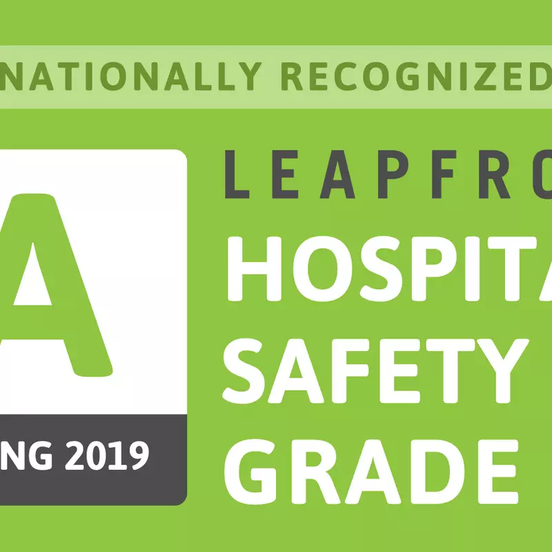 Spring 2019 Leapfrog A Hospital Safety Grade 