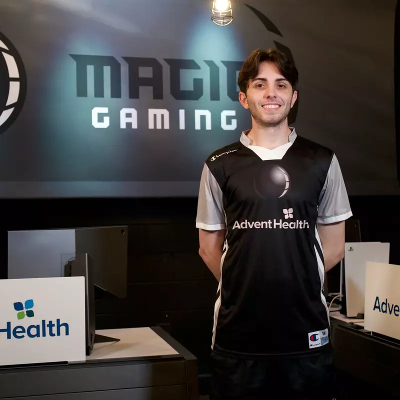 One of the E-Sports players for Orlando Magic Gaming