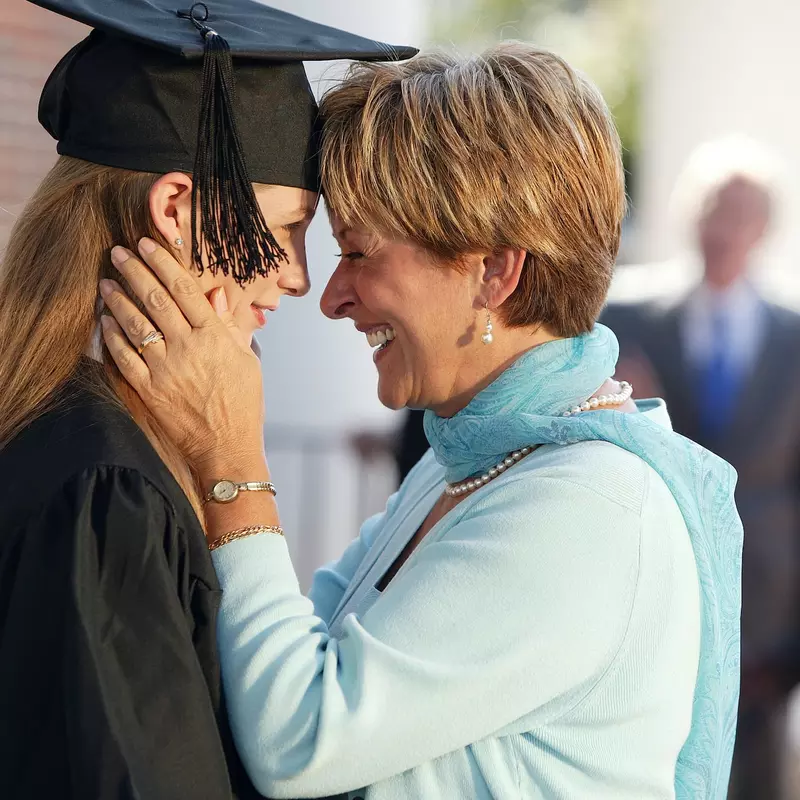 Mother with Graduate