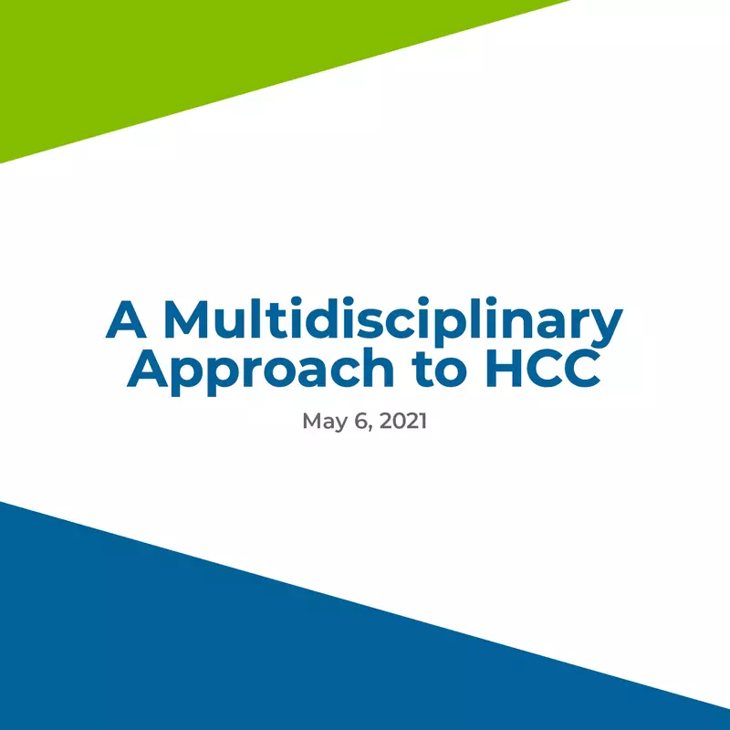 Multidisciplinary approach to HCC