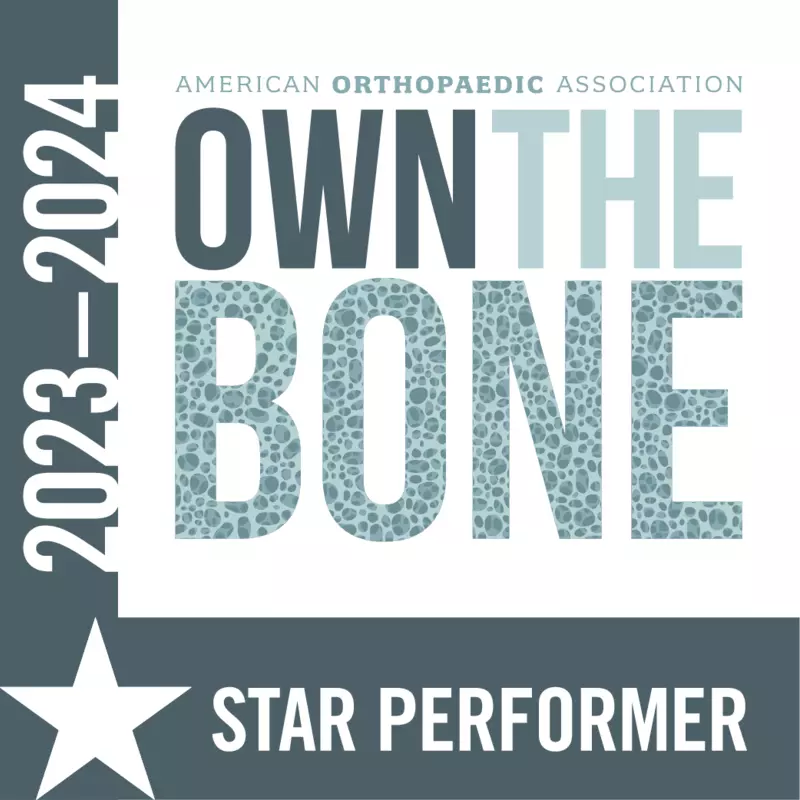 Own the Bone Star Performer Logo