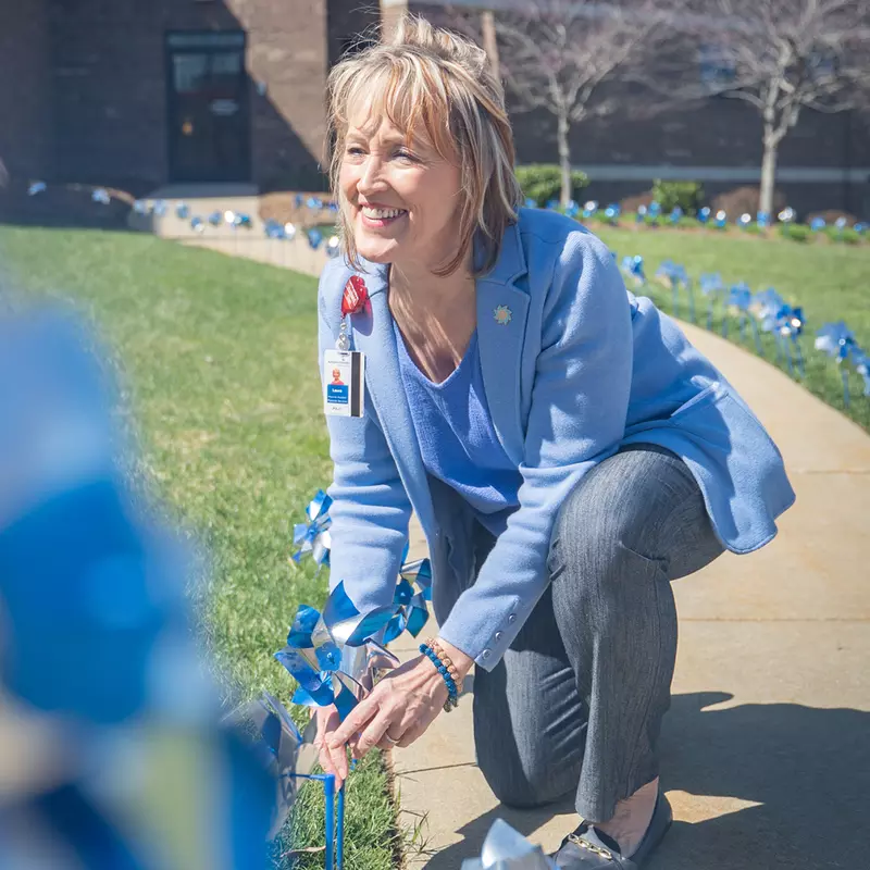 AdventHealth Pinwheel Garden Reminds Community to Help Prevent Child Abuse