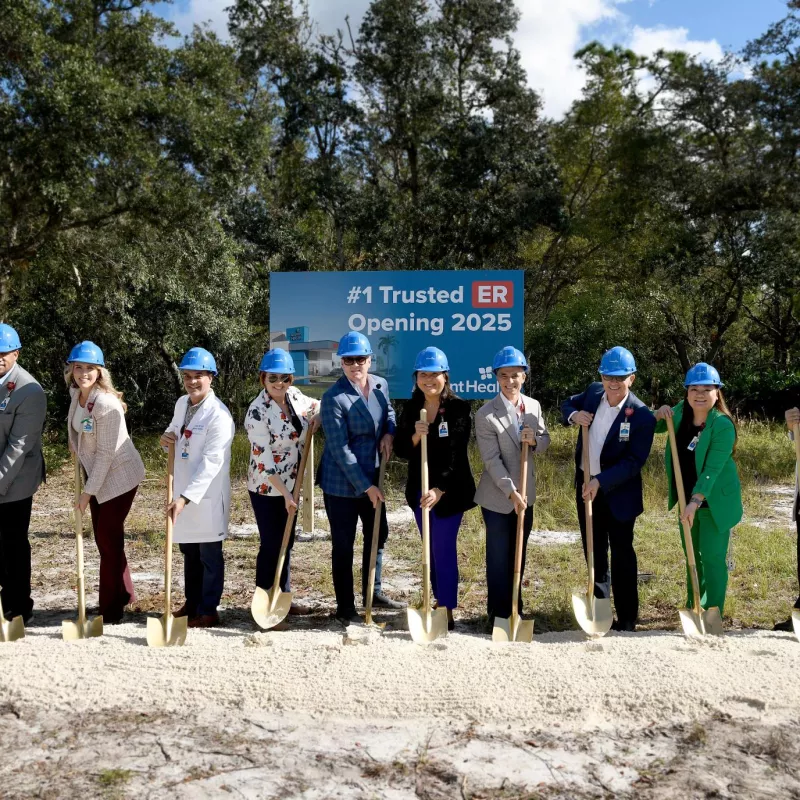 Groundbreaking at AdventHealth Poinciana ER