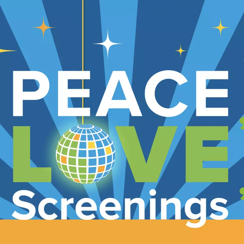 Peace Love Screenings Graphic