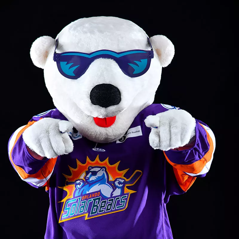 Orlando Solar Bears mascot Shades