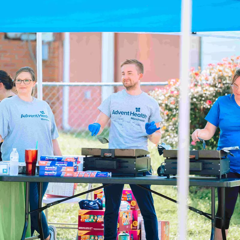 Team members at other AdventHealth hospitals across seven states jumped in to help colleagues, patients and families struggling to put their lives back together after flooding.