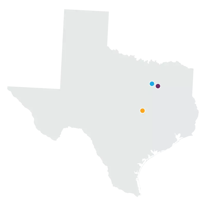 A Map of Texas