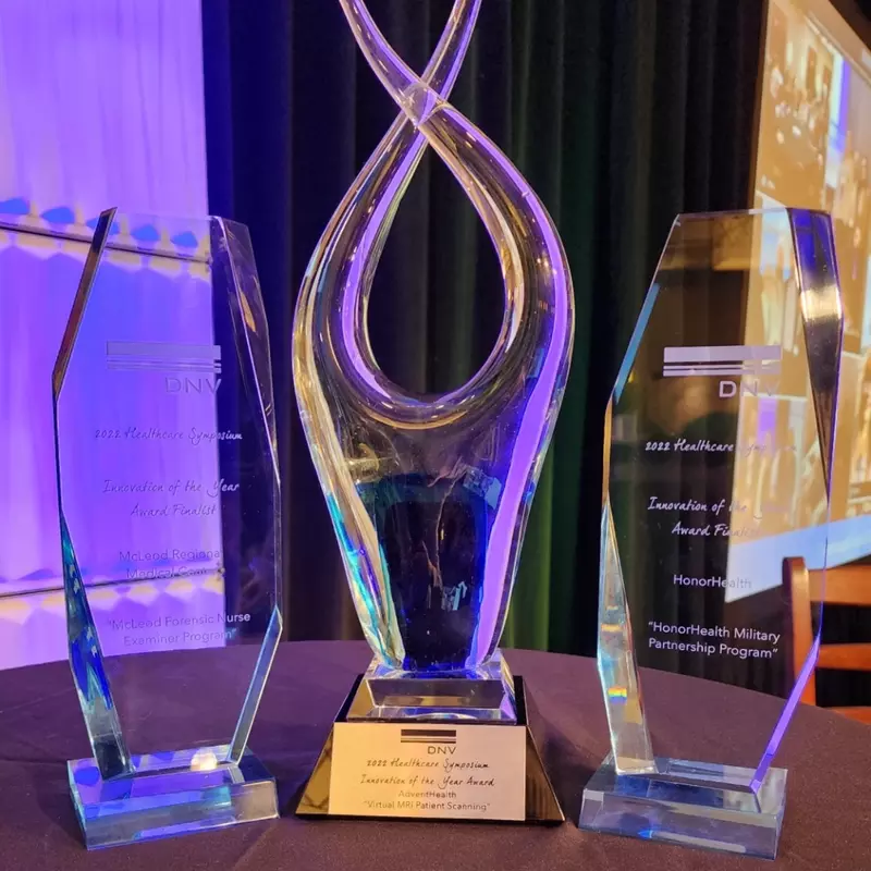 AdventHealth received the Healthcare Innovation of the Year award during the DNV Healthcare annual symposium in Louisville, Kentucky.