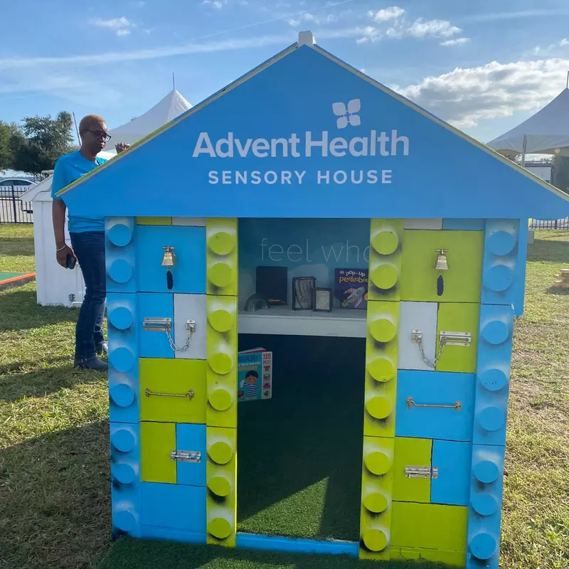 Sensory-friendly playhouse built at AdventHealth Waterman