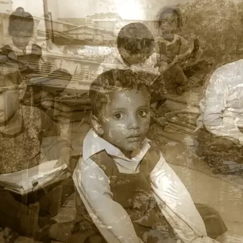 Children in classroom