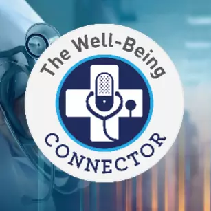 The Well-being Connector Podcast Logo.