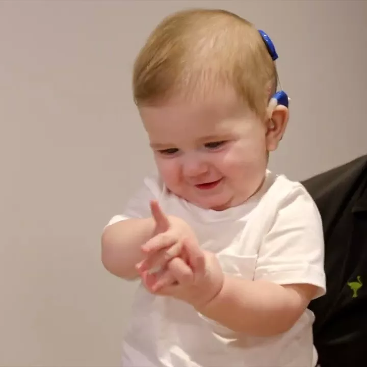 Baby Jack Hears His Parents Voices for the First Time with His Cochlear Implants