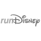runDisney Logo in all grey.