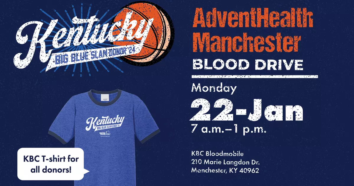 Blood Drive At AdventHealth Manchester Aims To Save Lives On January 22 ...