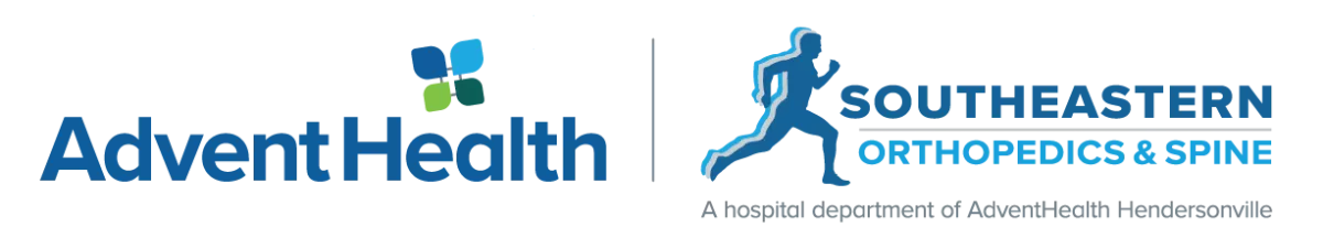 AdventHealth and Southeastern Orthopedics & Spine Logos