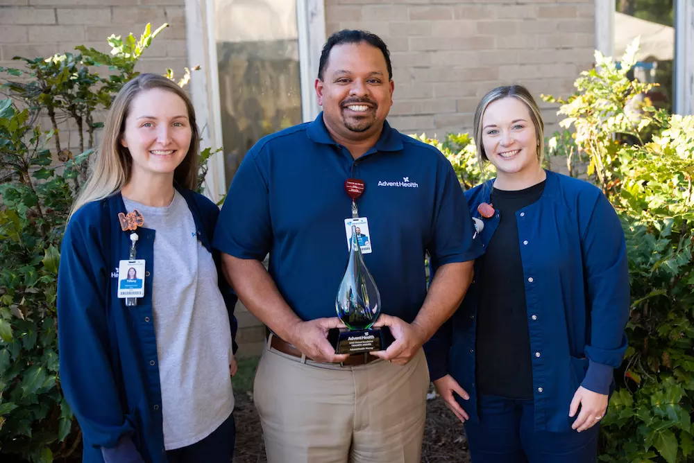 AdventHealth Murray team holds Clinical Excellence Triumph Award