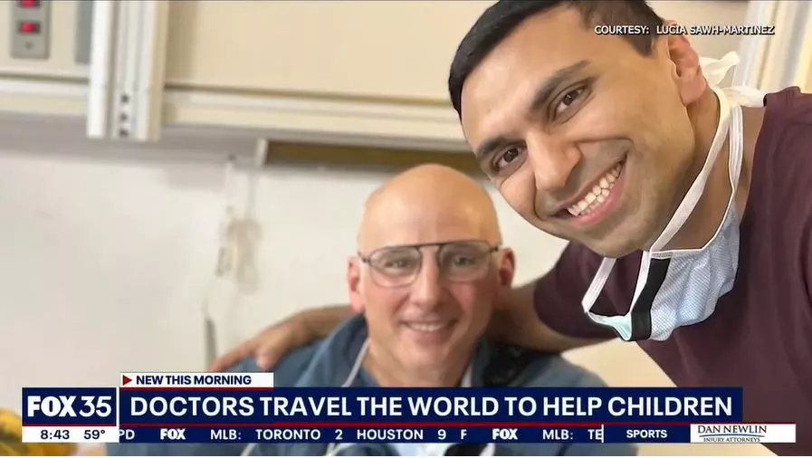 Dr. Dobson and Dr. Sawh-Martinez are featured on FOX 35 News as part of Sharing Smiles global mission trip to improve the lives of children.