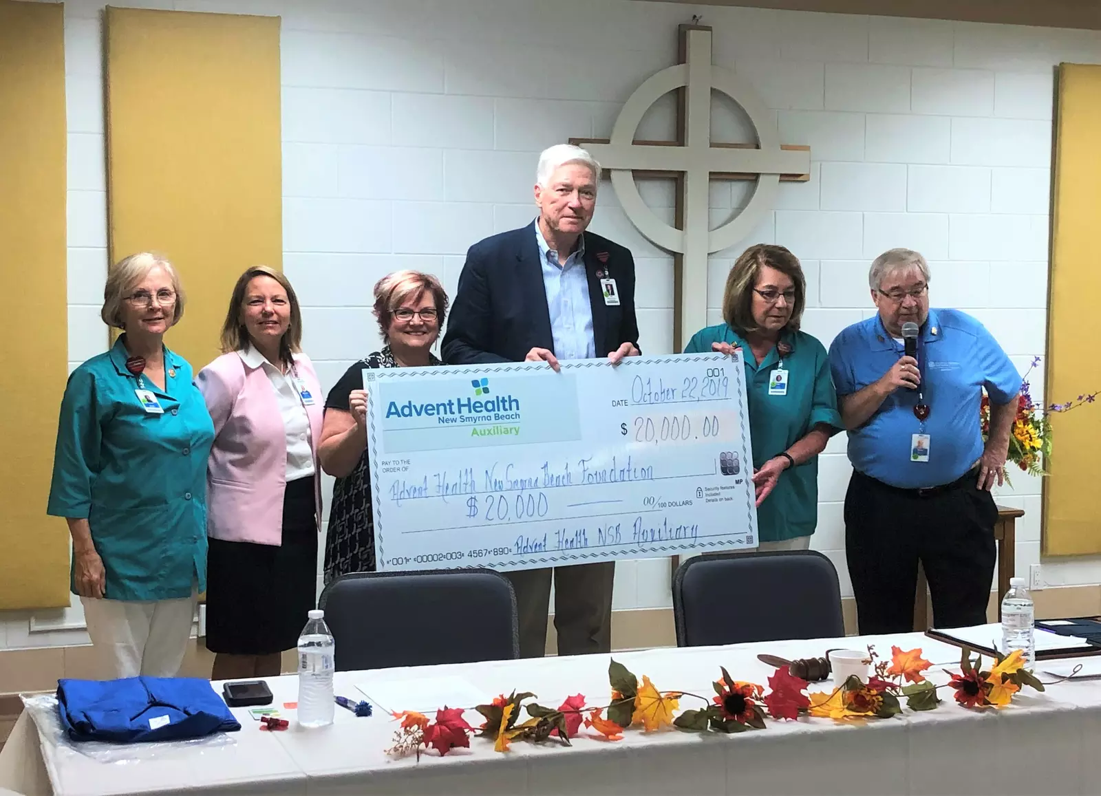 AdventHealth New Smyrna Beach Auxiliary Donates $20,000 Hospital Foundation