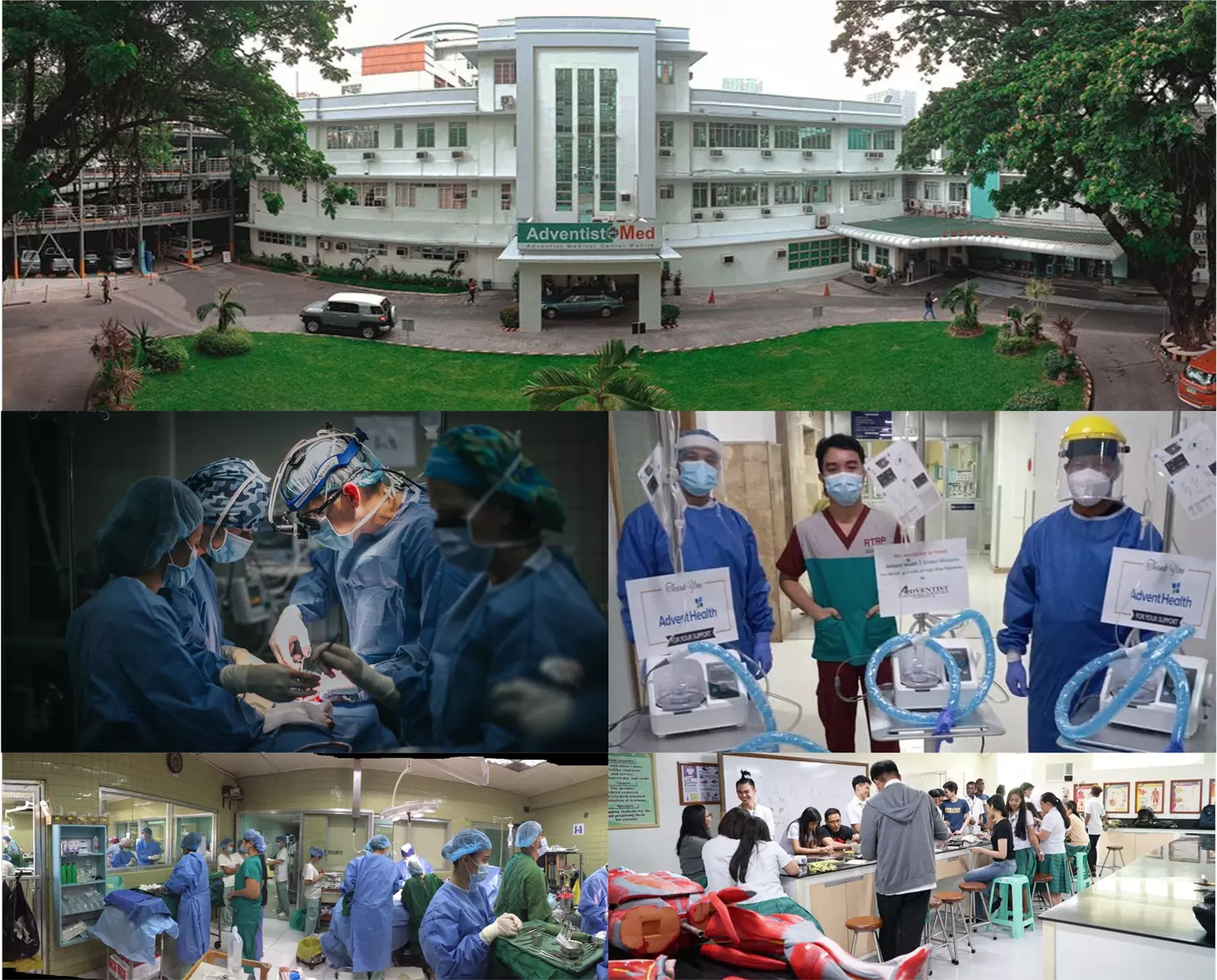 Surgical equipment donated by AdventHealth to AdventistMed hospital in the Philippines
