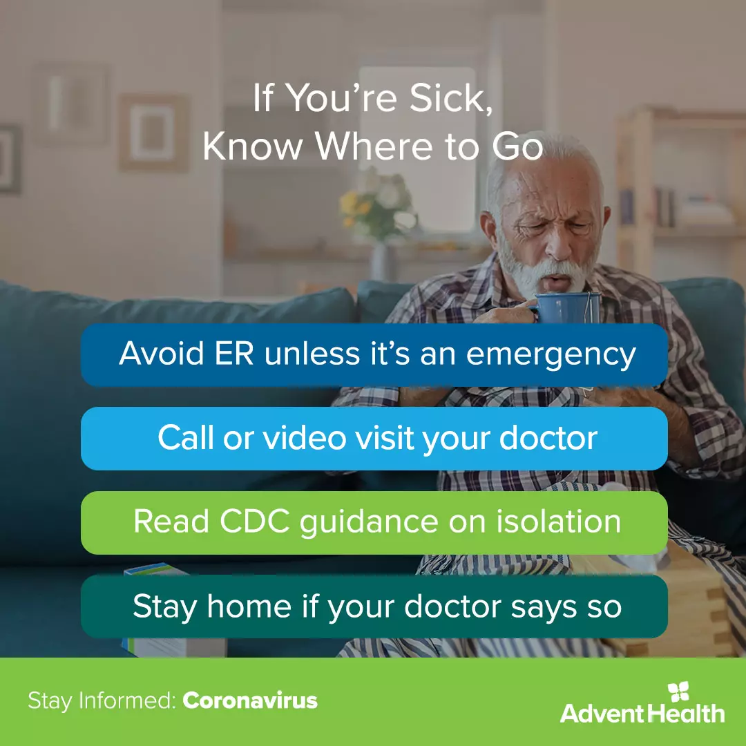 Infographic: If You're Sick, Know Where to Go.