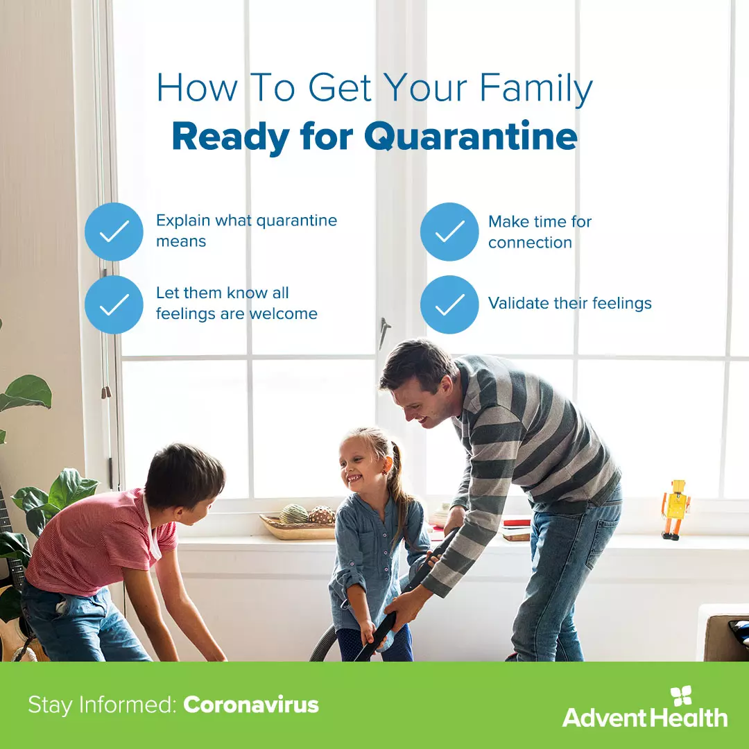 Infographic: How To Get Your Family Ready for Quarantine