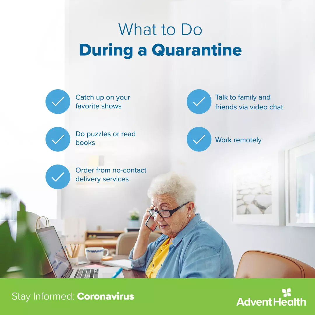 Infographic: What to Do During a Quarantine