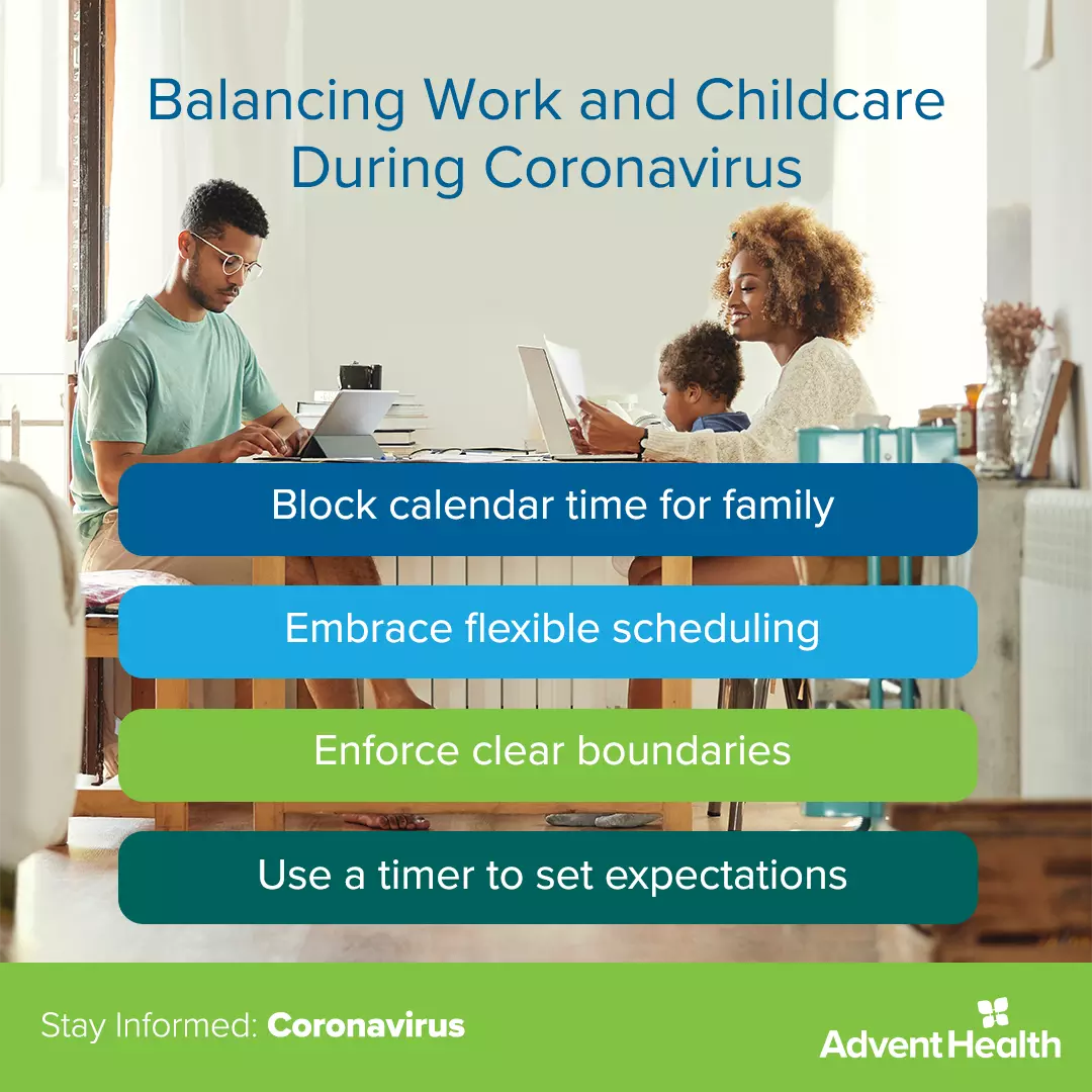 Infographic: Balancing Work and Childcare During Coronavirus