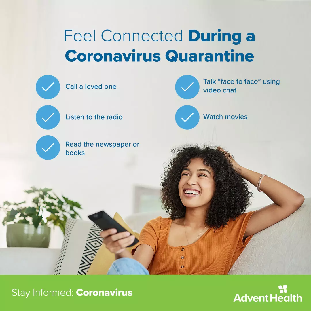 Infographic: Feel Connected During a Coronavirus Quarantine