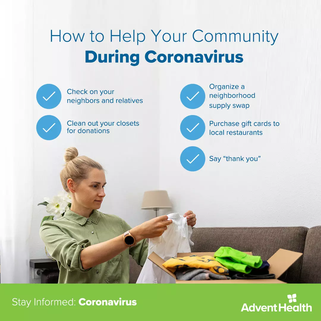 Infographic: How to Help Your Community During Coronavirus