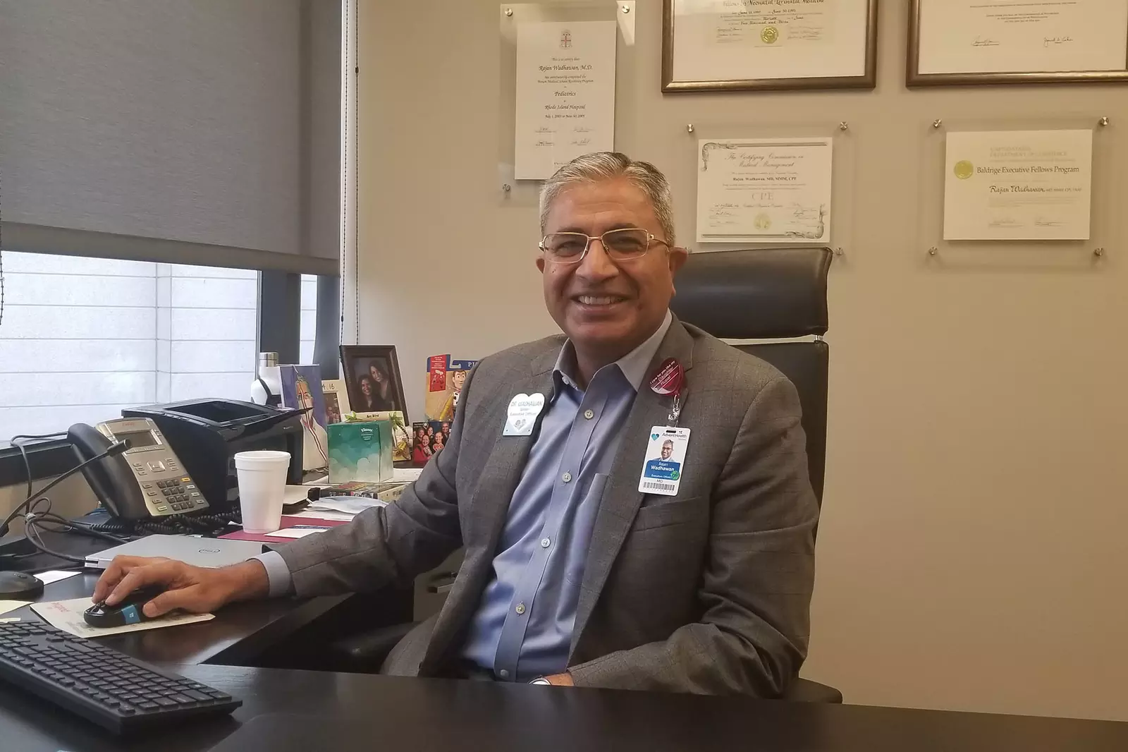 Rajan Wadhawan, M.D. is a neonatologist and senior executive officer of AdventHealth for Children and AdventHealth for Wome
