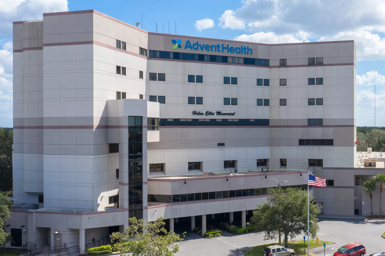 A front view of AdventHealth North Pinellas