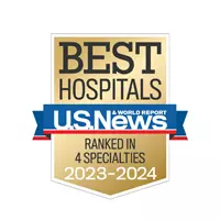 US News 23-24 - Best Hospitals Badge - Ranked in 4 Specialties