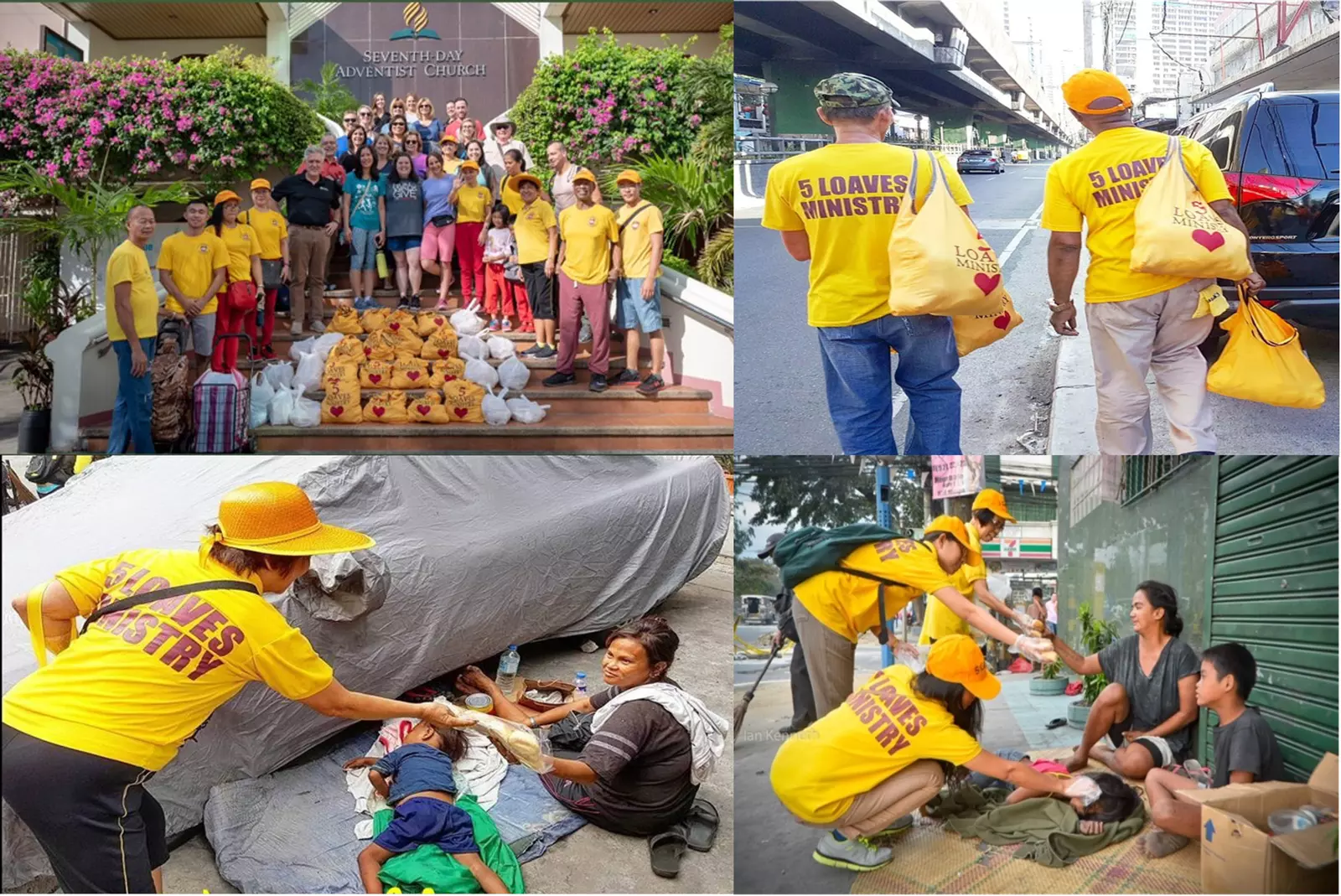 "Five Loaves Ministry" working in the local communities in the Phillipines