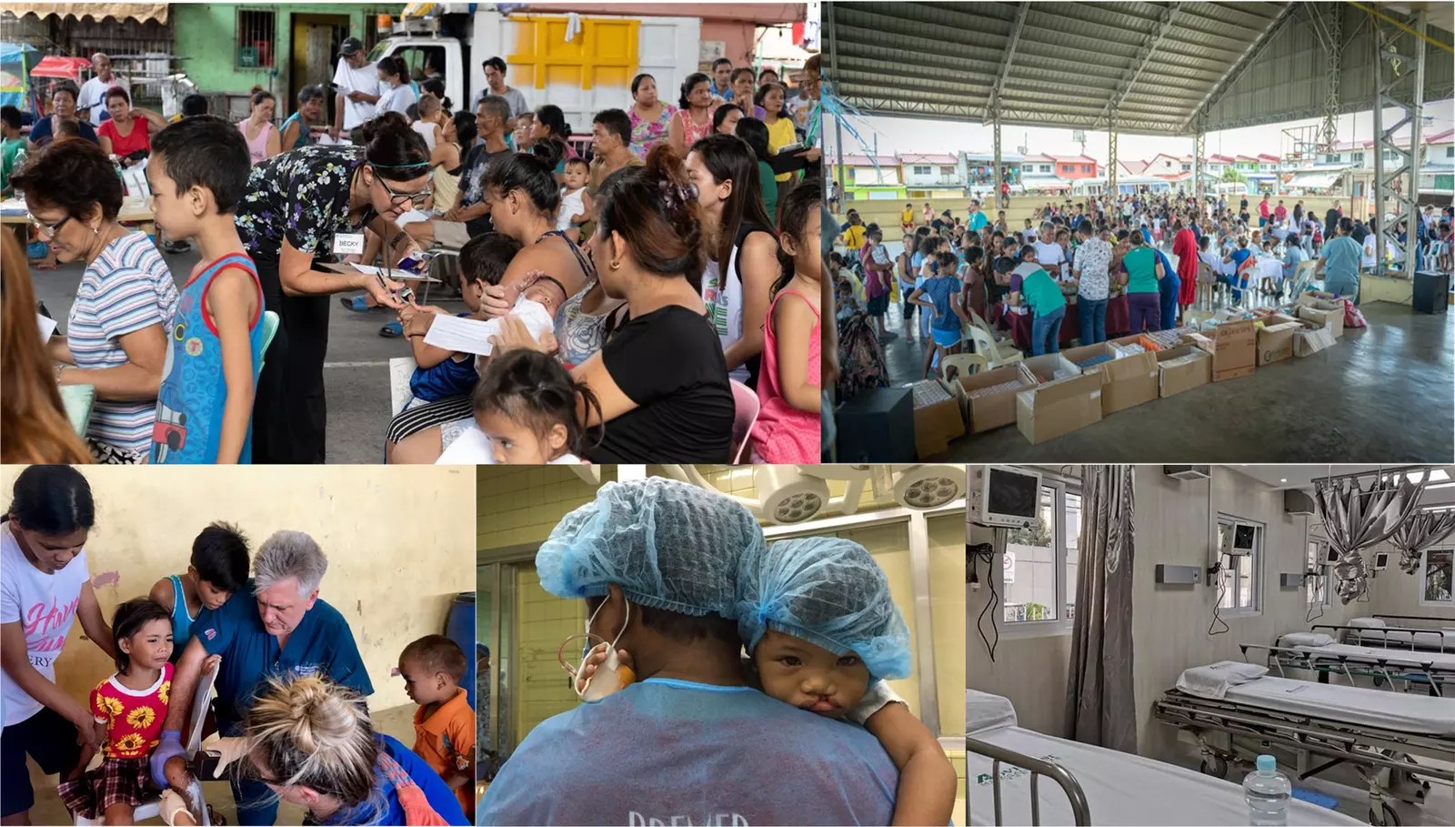 AdventHealth team members delivering healthcare services and supplies to local residents in the Philippines