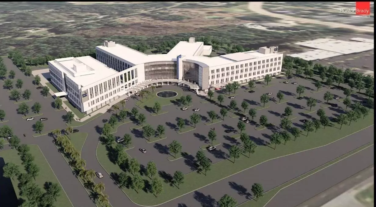 Rendering of Riverview hospital location 