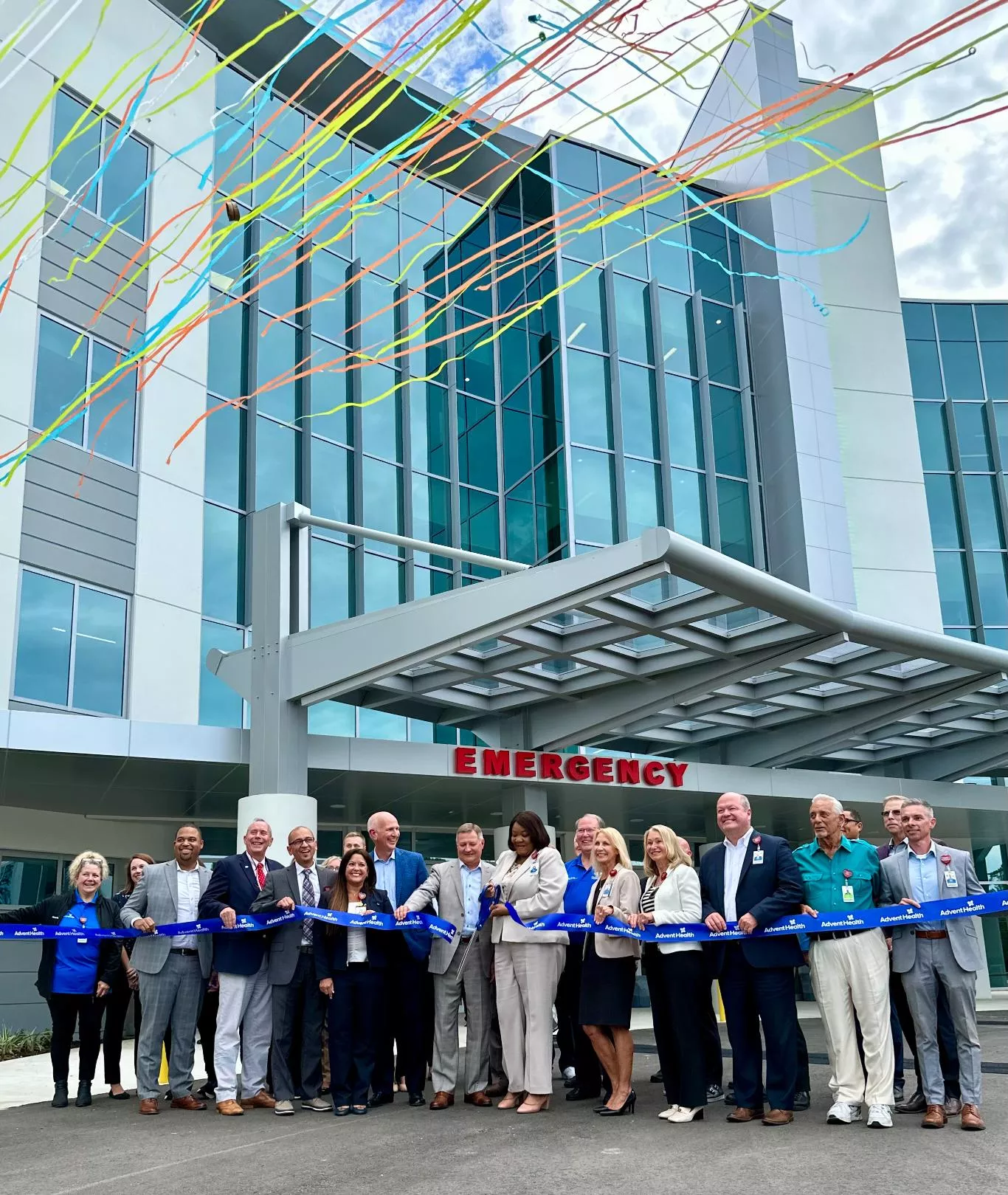 AdventHealth Palm Coast Parkway ribbon cutting 2023