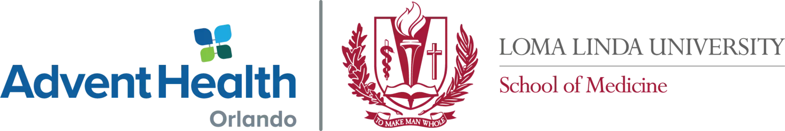 Loma Linda University School of Medicine - AdventHealth Orlando campus logo