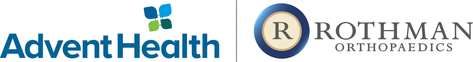 AdventHealth and Rothman Orthopaedics Logos