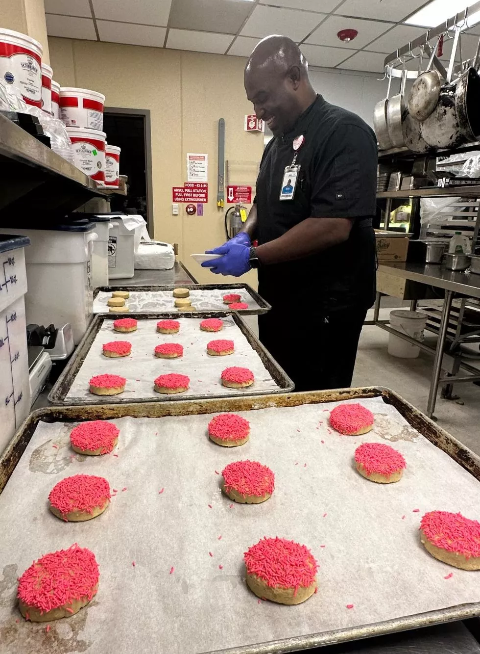 Bobby Bryant making his comfort cookies