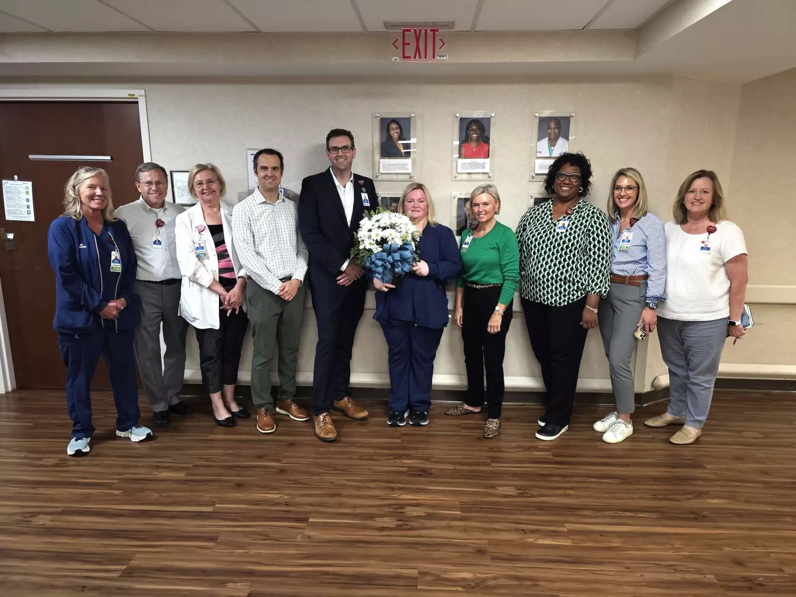 Candy Hill with AdventHealth Redmond's administration