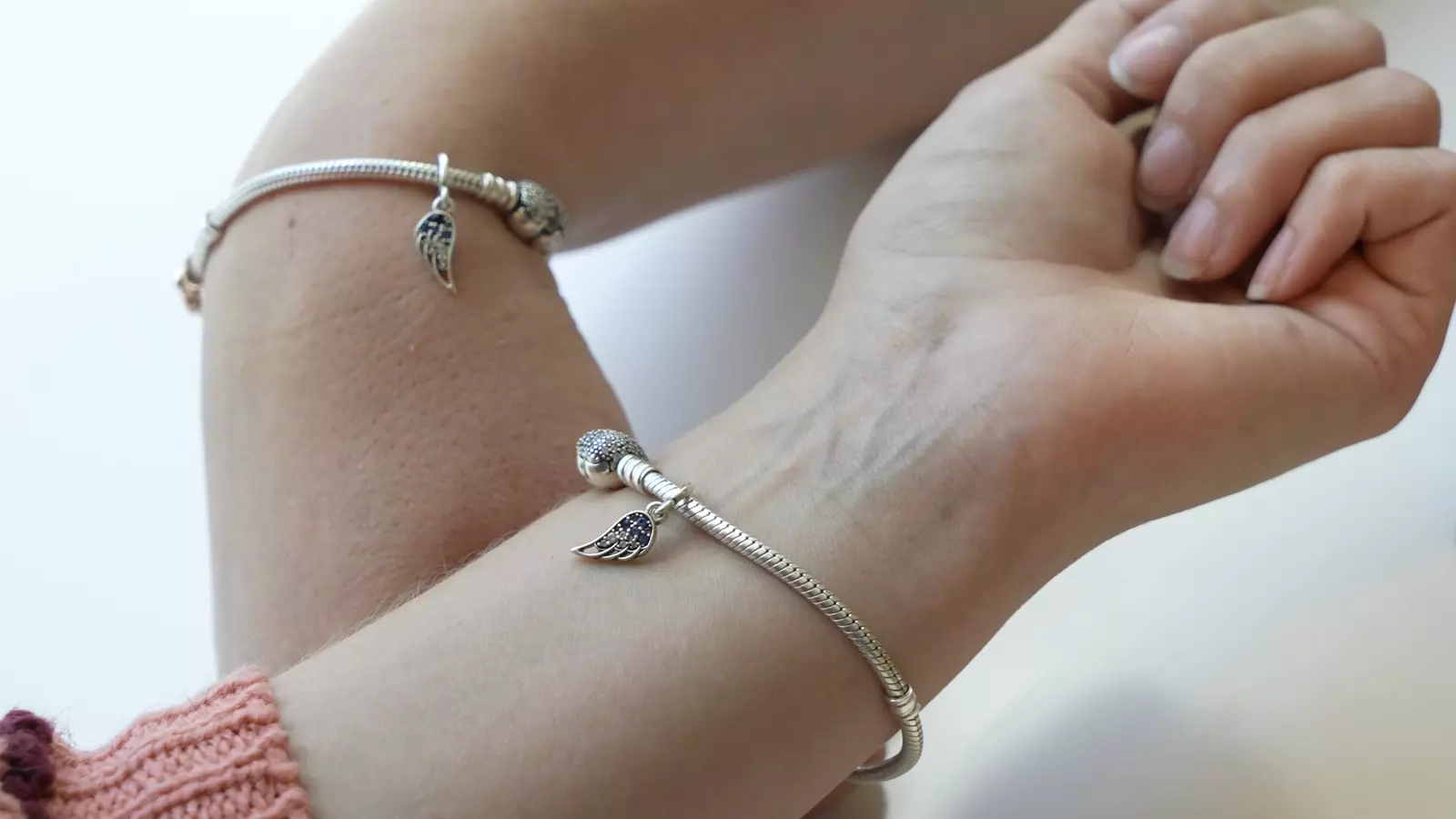 Amy and Tiffany's matching charm bracelets