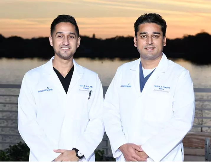 Tony Brar and Hafiz Khan came to AdventHealth Center for Interventional Endoscopy in June 2021. They will complete their fellowship in July 2022. 