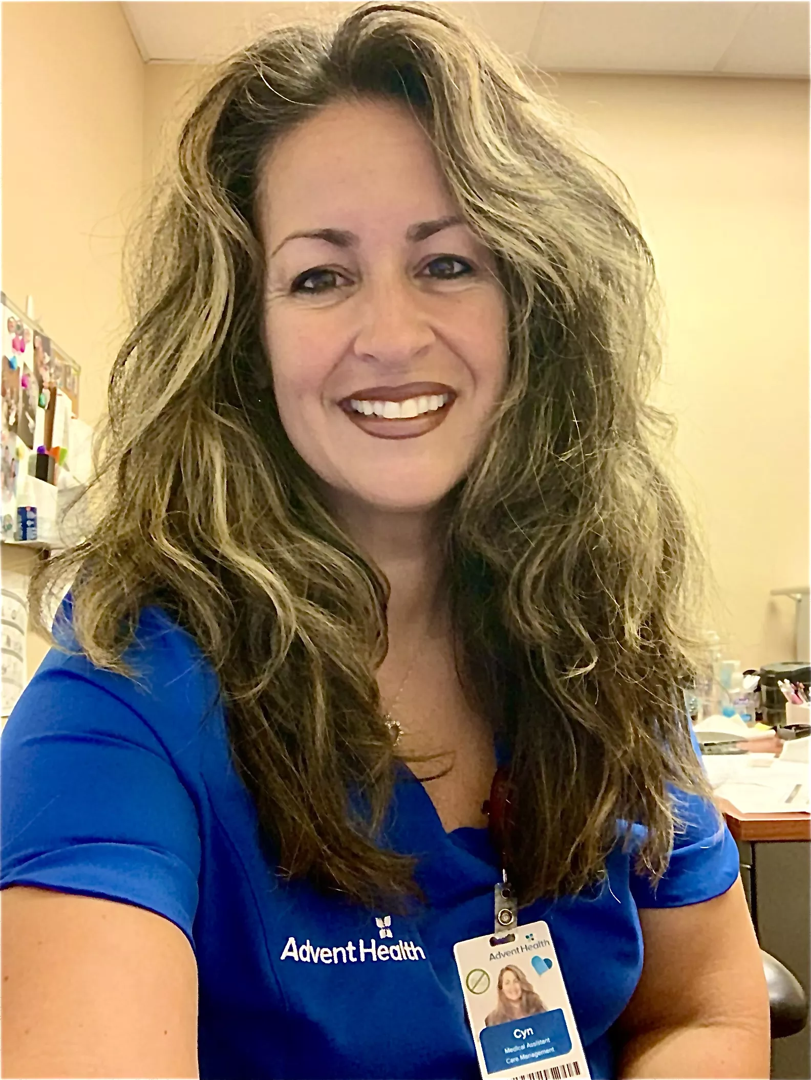 Cynthia Cianciotto, medical assistant at the Transitions of Care Clinic at AdventHealth Daytona Beach.